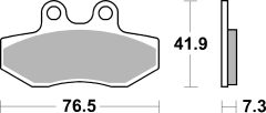 BREMBO 07089 — Колодки тормозные дисковые