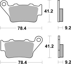 BREMBO 07BB02CC — Plăcuțe de frână disc