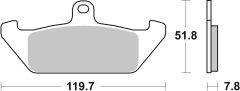 BREMBO 07BB0606 — Plăcuțe de frână disc
