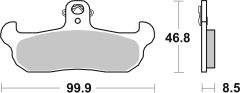 BREMBO 07BB0907 — Колодки тормозные дисковые