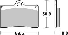 BREMBO 07BB15RC — Plăcuțe de frână disc