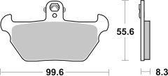 BREMBO 07BB22SA — Plăcuțe de frână disc