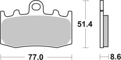 BREMBO 07BB2607 — Plăcuțe de frână disc