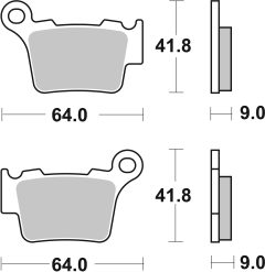 BREMBO 07BB27SD — Колодки тормозные дисковые