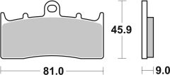 BREMBO 07GR62SR — Колодки тормозные дисковые