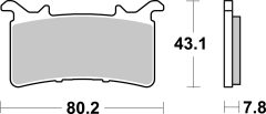 BREMBO 07GR99SA — Plăcuțe de frână disc