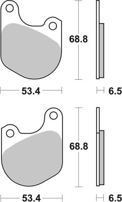 BREMBO 07HD0202 — Plăcuțe de frână disc