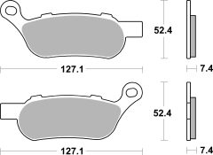 BREMBO 07HD07SP — Plăcuțe de frână disc