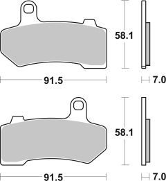 BREMBO 07HD17SA — Plăcuțe de frână disc