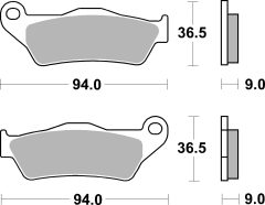 BREMBO 07HD21SP — Колодки тормозные дисковые