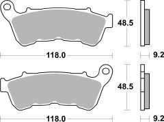 BREMBO 07HD22SA — Plăcuțe de frână disc