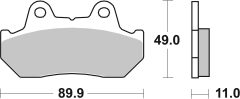 BREMBO 07HO10SA — Plăcuțe de frână disc