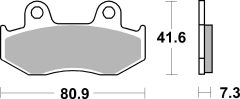 BREMBO 07HO1505 — Plăcuțe de frână disc