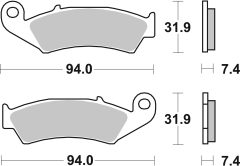 BREMBO 07HO2506 — Plăcuțe de frână disc