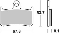 BREMBO 07HO28SA — Plăcuțe de frână disc