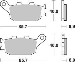 BREMBO 07HO3607 — Plăcuțe de frână disc
