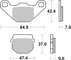 BREMBO 07KA07SD — Plăcuțe de frână disc