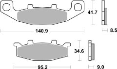 BREMBO 07KA0933 — Plăcuțe de frână disc