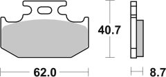 BREMBO 07KA12SX — Plăcuțe de frână disc