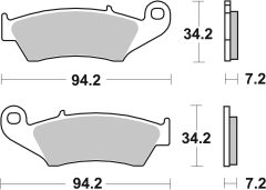 BREMBO 07KA17TT — Plăcuțe de frână disc