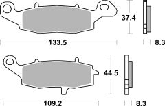 BREMBO 07KA19SA — Plăcuțe de frână disc