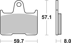 BREMBO 07KA2107 — Plăcuțe de frână disc