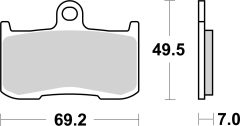 BREMBO 07KA2305 — Plăcuțe de frână disc