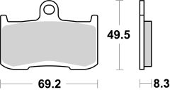 BREMBO 07KA23SR — Plăcuțe de frână disc