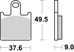 BREMBO 07KA28SR — Plăcuțe de frână disc