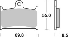 BREMBO 07SU14SA — Plăcuțe de frână disc