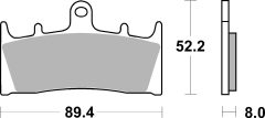 BREMBO 07SU19LA — Plăcuțe de frână disc