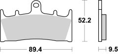 BREMBO 07SU19SR — Plăcuțe de frână disc