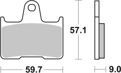 BREMBO 07SU25SP — Plăcuțe de frână disc