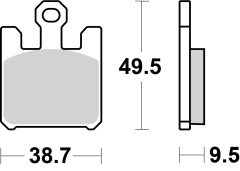 BREMBO 07SU26RC — Plăcuțe de frână disc