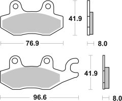 BREMBO 07YA22SX — Plăcuțe de frână disc