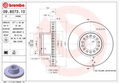 BREMBO 09.8573.10 — Тормозной диск