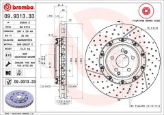 BREMBO 09.9313.33 — Тормозной диск