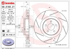 BREMBO 09.A183.21 — Тормозной диск