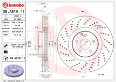 BREMBO 09.A819.11 — Disc de frână