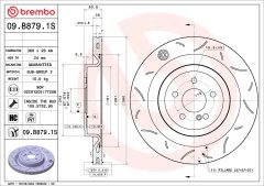 BREMBO 09.B879.1S — Тормозной диск