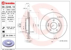 BREMBO 09.C249.11 — Disc de frână