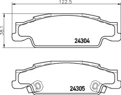 BREMBO P 09 007 — Колодки тормозные дисковые