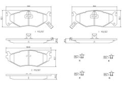 BREMBO P11007N — Plăcuțe de frână disc