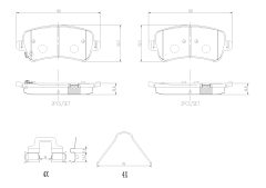 BREMBO P19003N — Колодки тормозные дисковые