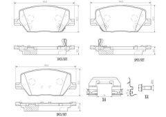 BREMBO P23164N — Колодки тормозные дисковые