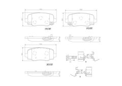 BREMBO P23177N — Колодки тормозные дисковые