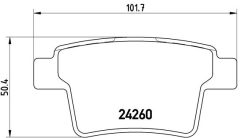 BREMBO P 24 063 — Колодки тормозные дисковые