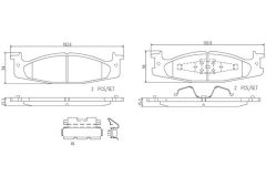BREMBO P24098N — Колодки тормозные дисковые