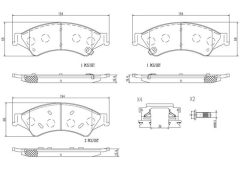 BREMBO P24153N — Колодки тормозные дисковые