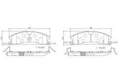 BREMBO P24178N — Колодки тормозные дисковые